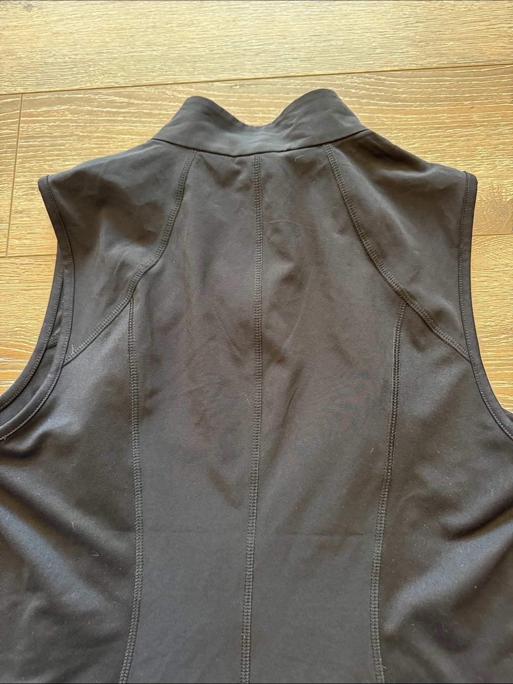 Chico's Zenergy Black Sleeveless Zip Vest Size: 1 - Picture 8 of 10